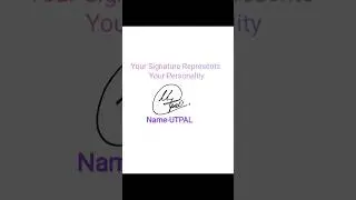 Utpal Signature#signature #cursivehandwriting #calligraphy #handwriting