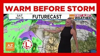 Mid-80s in the forecast before weekend storms for Phoenix