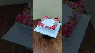 Square cake design #shortvideo #shortsfeed #youtubeshorts #cake #cakedecoration #trending