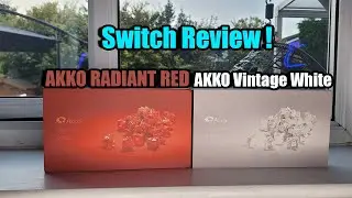 Akko Switch Review \ Radiant Red/Vintage White