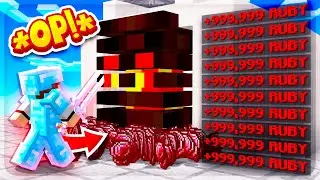 MAKING AN *INFINITE* RUBY FARM ON SKYBLOCK IN 24 HOURS! | EnchantedMC