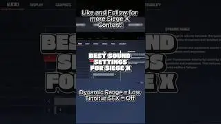 BEST AUDIO SETTINGS FOR SIEGE X AFTER UPDATE! #rainbowsix #r6siege #rainbowsixsiege #r6s