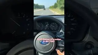 2025 Subaru Forester 0-60 Test