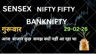 nifty fifty banknifty & sensex analysis 29 jan thursday कल market gap up  खुलेगा 🐣🐣|