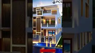 Dream Home 2D to 3D Conversion &ndash; Elevation Design #shorts