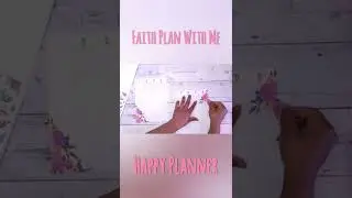 FAITH PLAN WITH ME #happyplanner #faithplanner #journaling #shorts