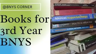 Books to Study in 3rd Year BNYS । BNYS CORNER#Naturopathyandyoga #books #3rdyearbnys #Yoga #subharti
