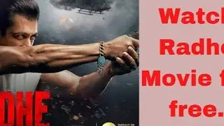 How to watch Radhe Movie for free.