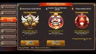 Dragon Nest M private server Top-Up point Work