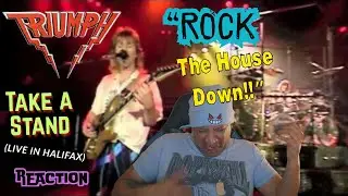 TRIUMPH   Take a Stand (Live in HALIFAX) MUSIC REACTION