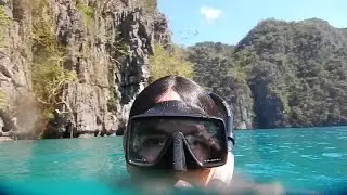 Snorkeling in Coron