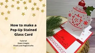Stained Glass Card Tutorial | Pixels and Papercrafts