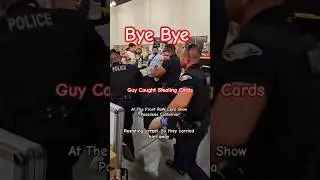 YOU WON'T BELIEVE WHAT HAPPENED AT THE CARD SHOW! Guy gets caught stealing. #pokemoncards #cardthief