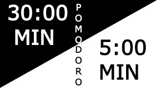 Pomodoro Technique 30 minute - 5 minute | 2,2 hours of studying