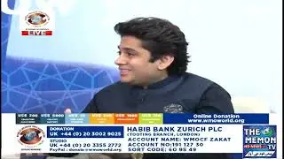 Zeeshan Altaf Lohya At World Memon Organization WMO Telethon Ramadan Appeal