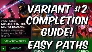 Mystery In The Micro-Realms Completion Guide - Variant #2 Easy Paths - Marvel Contest of Champions