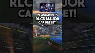 BEASTMODE RLCS CAR PRESET! (London Major MVP) #rocketleague #ssl #rlcs #beastmode