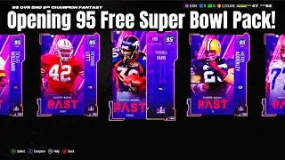OPENING THE FREE 95 OVERALL SUPER BOWL PACK IN MADDEN 24!