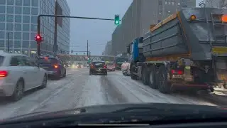 Snowy Mayhem Drive Through Helsinki: Winter Chaos on the Roads