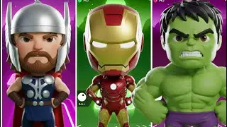 THIS MARVEL BATTLE IS CRAZY 🤯 Thor ⚡ vs Hulk 💚 vs Iron Man 🦾#ironman #hulk #thor #marvel 
