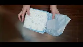 Little for Big, Nursery Blue incontinence garment