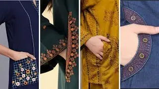 Pocket Style Kurti Designs 2024 / Winter Dress Design / Kurti Design