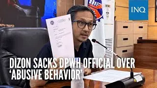 Dizon sacks DPWH official over &lsquo;abusive behavior&rsquo;