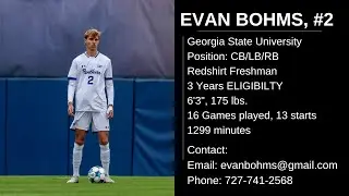 EVAN BOHMS - GEORGIA STATE 24-25 HIGHLIGHTS
