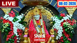 🔴Shirdi Live Sai Baba Darshan - 8 February 2026