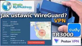 Jak ustawić WireGuard Proton VPN. Turystyczny i do domu Router Cudy TR3000 robi świetną robotę ;)