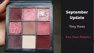 Pan that Palette | Tiny Pans | Huda Mauve Obsessions | Project Pan | Update 7 | September 2021