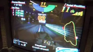 Sega Le Mans 24 Twin Driver Arcade Machine in Play