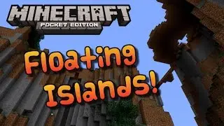 EXTREME FLOATING ISLANDS SEED! Minecraft Pocket Edition