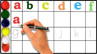 ABC song | Alphabet | A to Z | ABCD| Kids rhymes| ABC Drawing | day 10 part 1