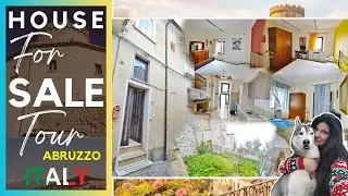Timeless Italian Home for Sale | 4-Bed Townhouse in Historic Castle Village in Abruzzo | Italy