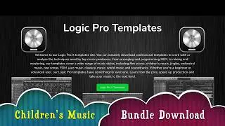 Children's Music Bundle - Logic Pro Templates