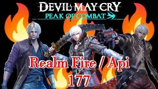 Realm Fire / Api Floor 177 | PL-BT-GS ~ Devil May Cry Peak of Combat Gameplay