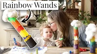 How to Create Rainbow Shaker Wands