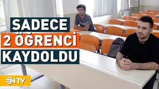 Aksaray Üniversitesi'nde Bu Bölümün Sadece 2 Öğrenci Var | NTV