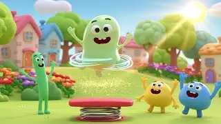 Fall Guys Wobbly Bean Bounced Off the Spin AV1 | Kids Songs & Nursery Rhymes