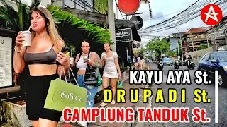 SEMINYAK BALI UPDATE || Kayu Aya st. Drupadi st. Camplung Tanduk st.