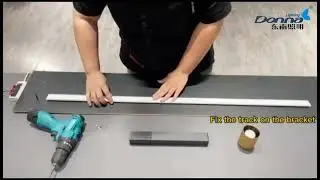 How to install ULTRATHIN Magnetic track light system?-Donna Lighting