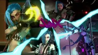 Sneaky Play Jinx_Karma vs Caitlyn_Vel'Koz Bot - League Of Legends S7 Ranked Gameplay
