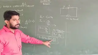 Purely Capacitive Circuit Class 12 Physics Chapter AC