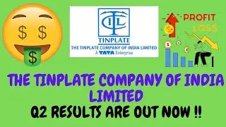 THE TINPLATE COMPANY OF INDIA LIMITED Q2 RESULTS ARE OUT NOW TINPLATE COMPANY #q2result #tinplate