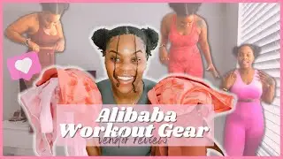 SAMPLING VENDOR FITNESS SETS| FITNESS CLOTHING HAUL| CUTE 2 PIECE SETS