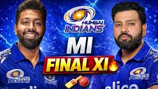 Mumbai Indians Playing XI 2026 🔥 | Best Team, Strategy & Key Players