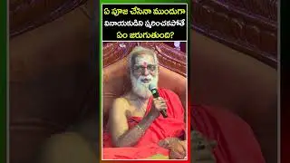 ఏ పూజ చేసినా ముందుగా వినాయకుడిని స్మరించకపోతే ఏం జరుగుతుంది? | Siddheswarananda Bharathi Swami