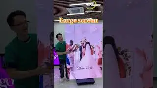 Tri-Fold LED Poster &mdash; portable, bright, ready for any event #leddisplay #ledscreen #factory #shorts