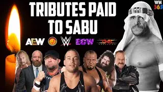 Sabu (Terry Brunk) tributes from WWE, AEW, ECW & TNA Wrestling | RVD, Taz, Foley & more tributes